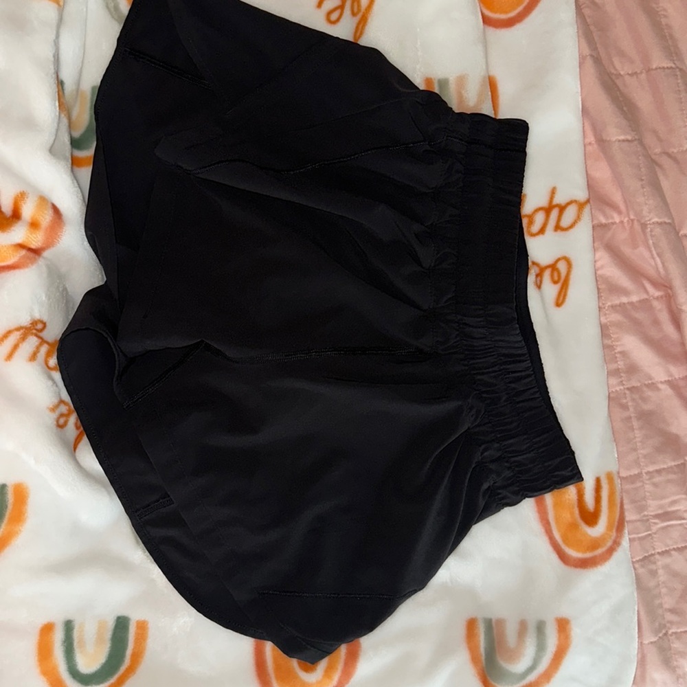 lululemon track that high rise shorts in 3 inch